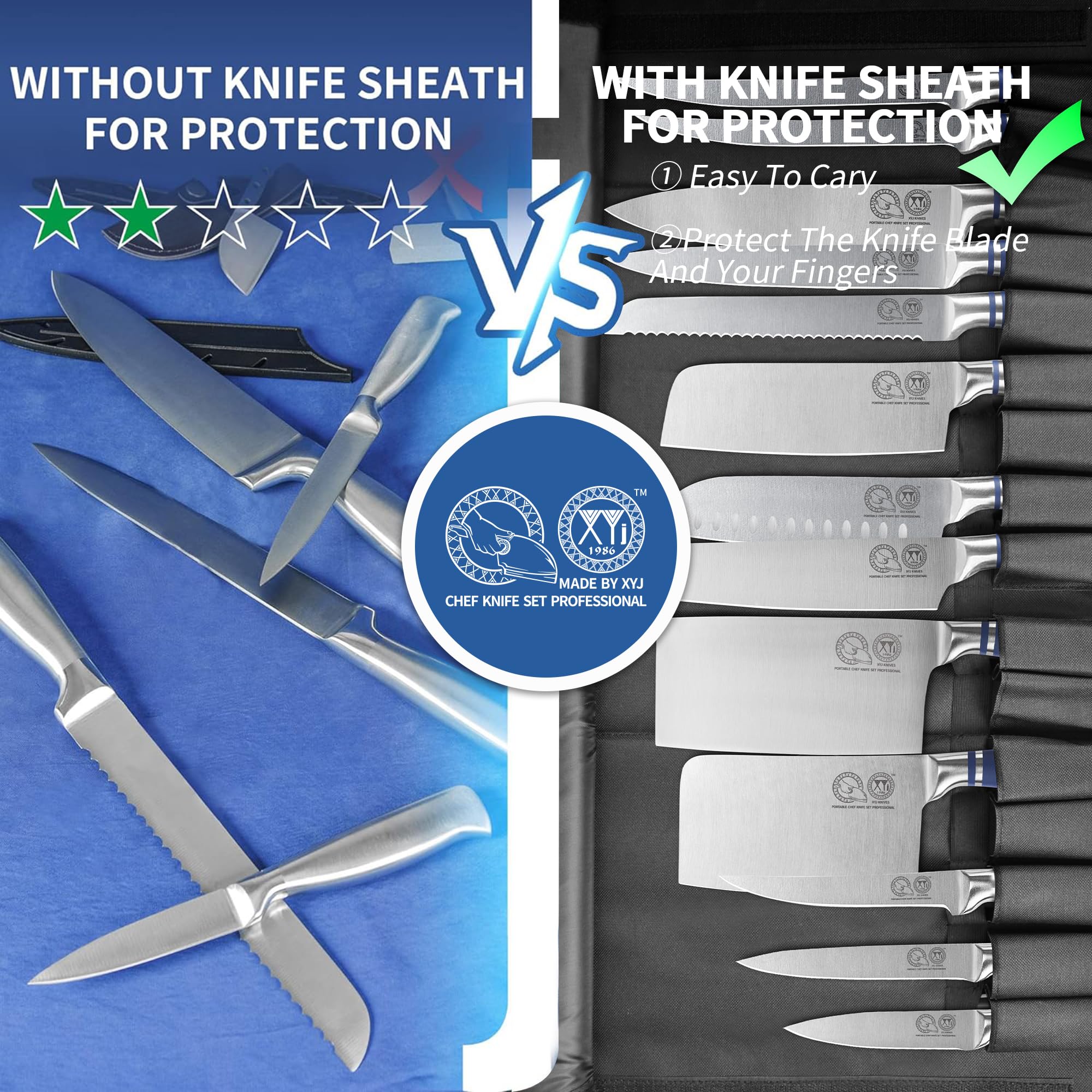Amazon.com: XYJ Knives,Professional Knife Sets for Master Chefs