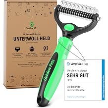 TEST JUDGMENT VERY GOOD Undercoat brush & underfur brush I Dog brush & cat brush for long hair I Undercoat removed Undercoat & matting