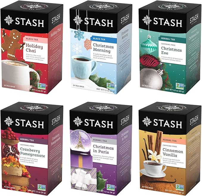 Stash Tea Holidays Are Here Variety Pack Sampler Assortment