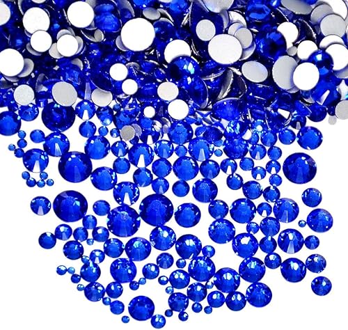 Miniatura 6 de AD Beads - 1440 cristales de imitación de calidad de diversos tamaños, reverso liso, para arte de uñas