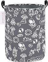 Vista 37 de QUEENLALA Cesta de Almacenamiento Grande, Cesto de Ropa Sucia/Baño/Decoración del Hogar/Cesto de Almacenamiento Redondo Plegable, Cesto para Niños