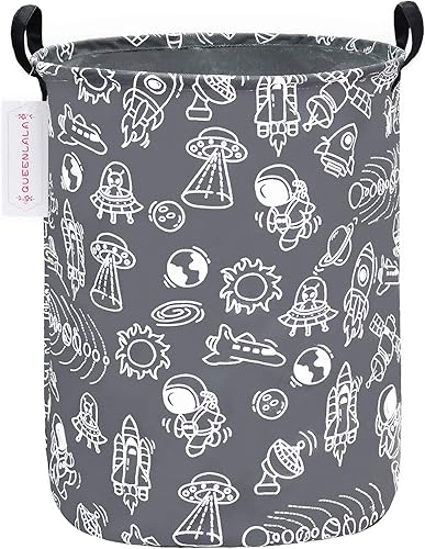 Miniatura 39 de Cesta de almacenamiento grande de QUEENLALA, plegable y redonda, cesta de almacenamiento, cesta de la colada/cuarto de baño/decoración del