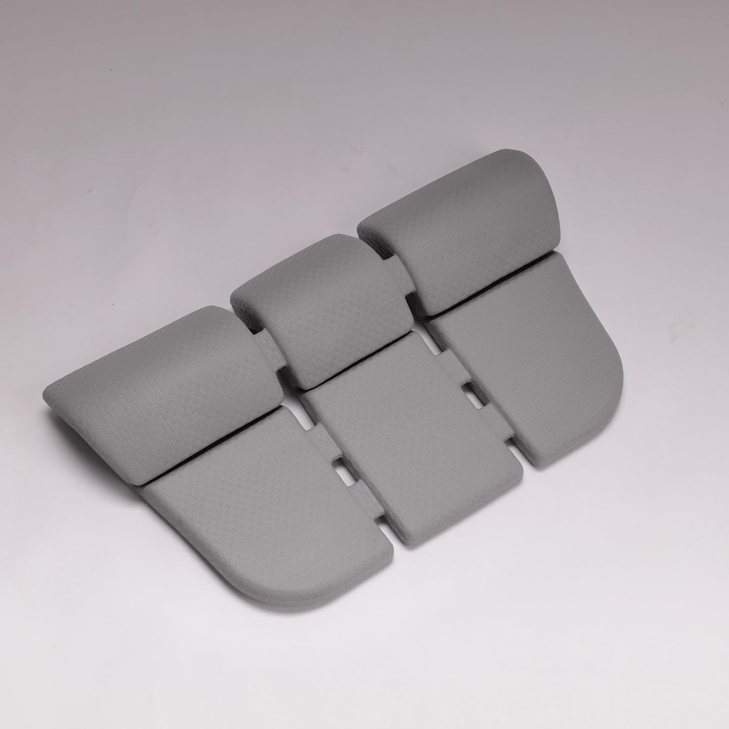Empava Bath Pillows for Tub, Bathtub Pillow with Neck, Head, Shoulder and Back Support, Anti-Slip Suction Cups, EVA Material, Durable, Smooth, Suitable for AIS Series Bathtubs, Grey