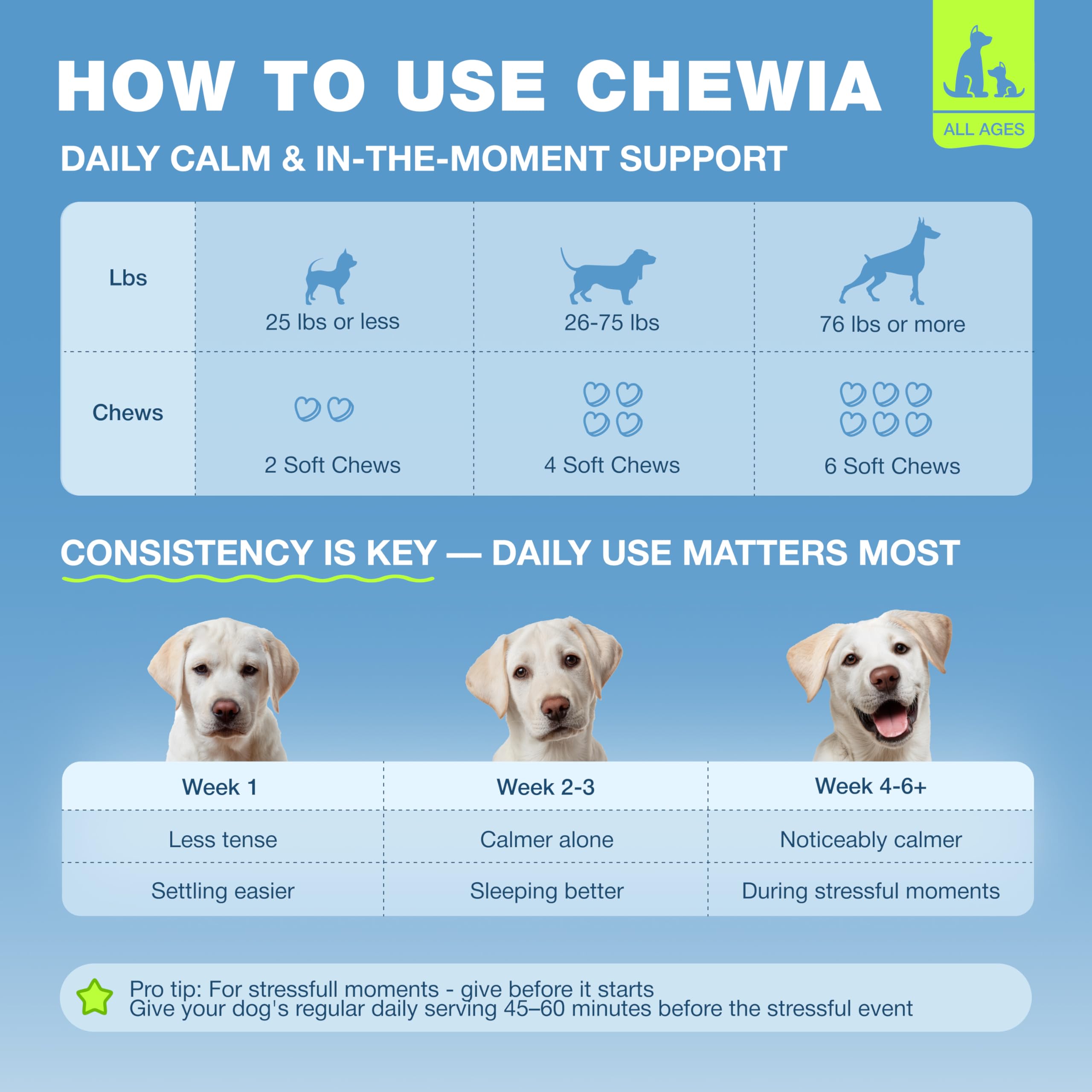 Probiotics for Dogs Gut Health, Digestion, Immunity, Yeast Balance, Itchy Skin, Allergies Support - Dog Probiotic Chews (Travel Pack) with Digestive Enzymes for Gut Flora - Pumpkin and Yeast Powder - image 7