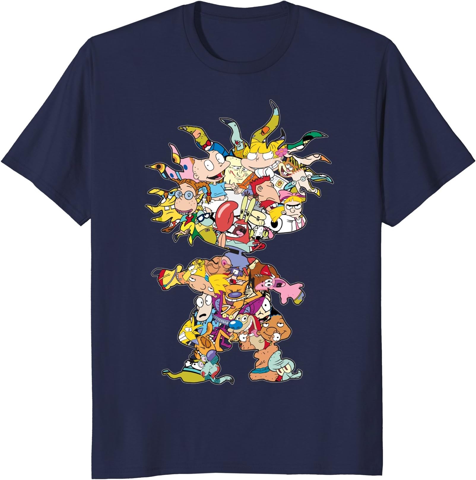 Nickelodeon90s Nick Chuckie Character Silhouette T-Shirt T-ShirtOEKO-TEX STANDARD 100