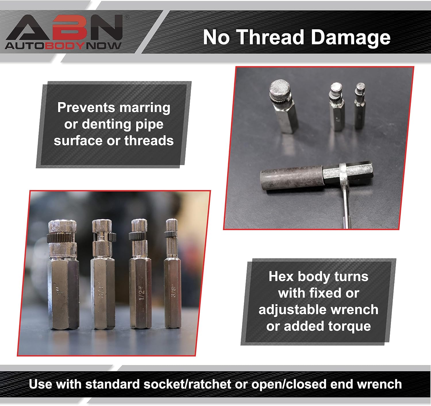 Buy ABN Internal Pipe Removal Tool Pipe Nipple Extractor Set, General