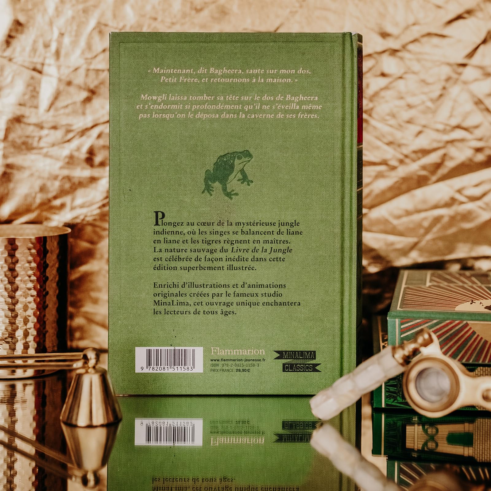 Le livre de la jungle: Illustré et animé par MinaLima