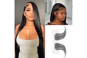 Hidden Crown Lace Edges - Lifelike Baby Hair Edges Pieces Made with...