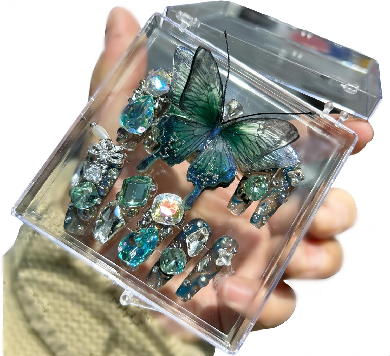 ゆきそら様お取置きです。レジンヘアゴム 舞い上がる秋 黒猫