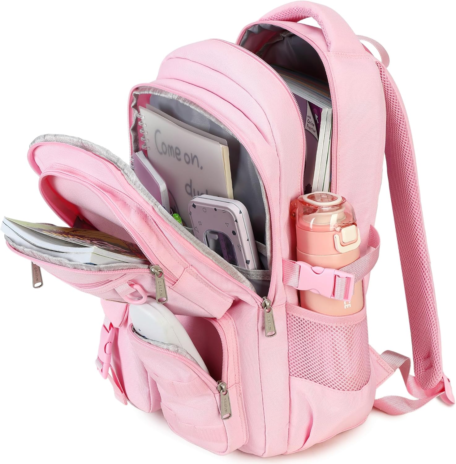 abshoo Large Heavy Duty Backpack For School College Bookbag Casual Multi Pocket Travel Backpacks - Image 5