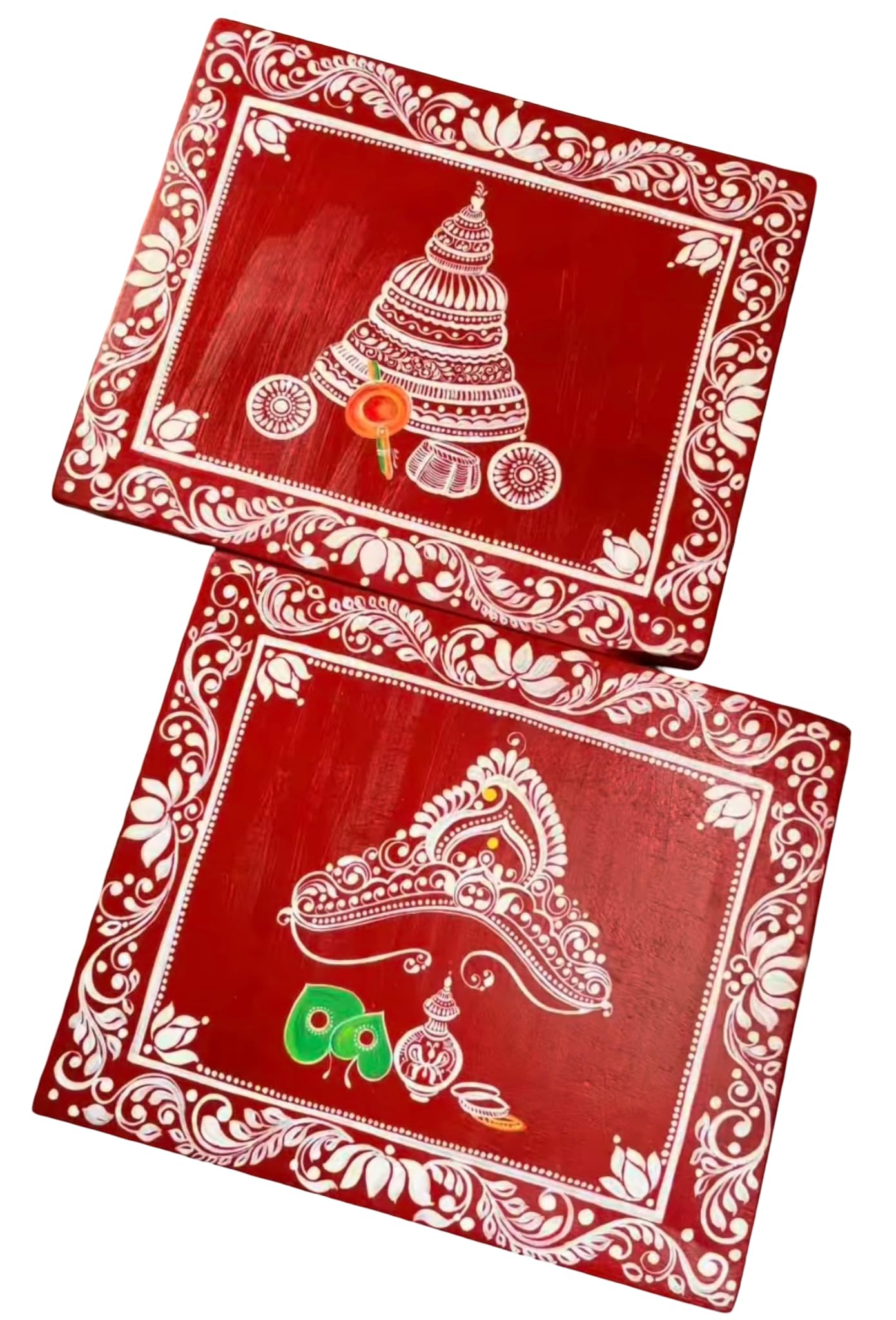 Shrabani Art Creation Wedding Piri, Bengali biyer piri Bengali marriage piri, Biar Piri Hand made piri-picture-28