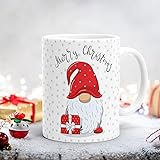 Gift Arcadia Christmas Gift | Coffee Mug White 330 ml.| Christmas Gift for Girls,Men,Boys,Family,Wife,Friends,Husband Office Colleague, | Merry Christmas Decorations Drinkware (CH-01 White)