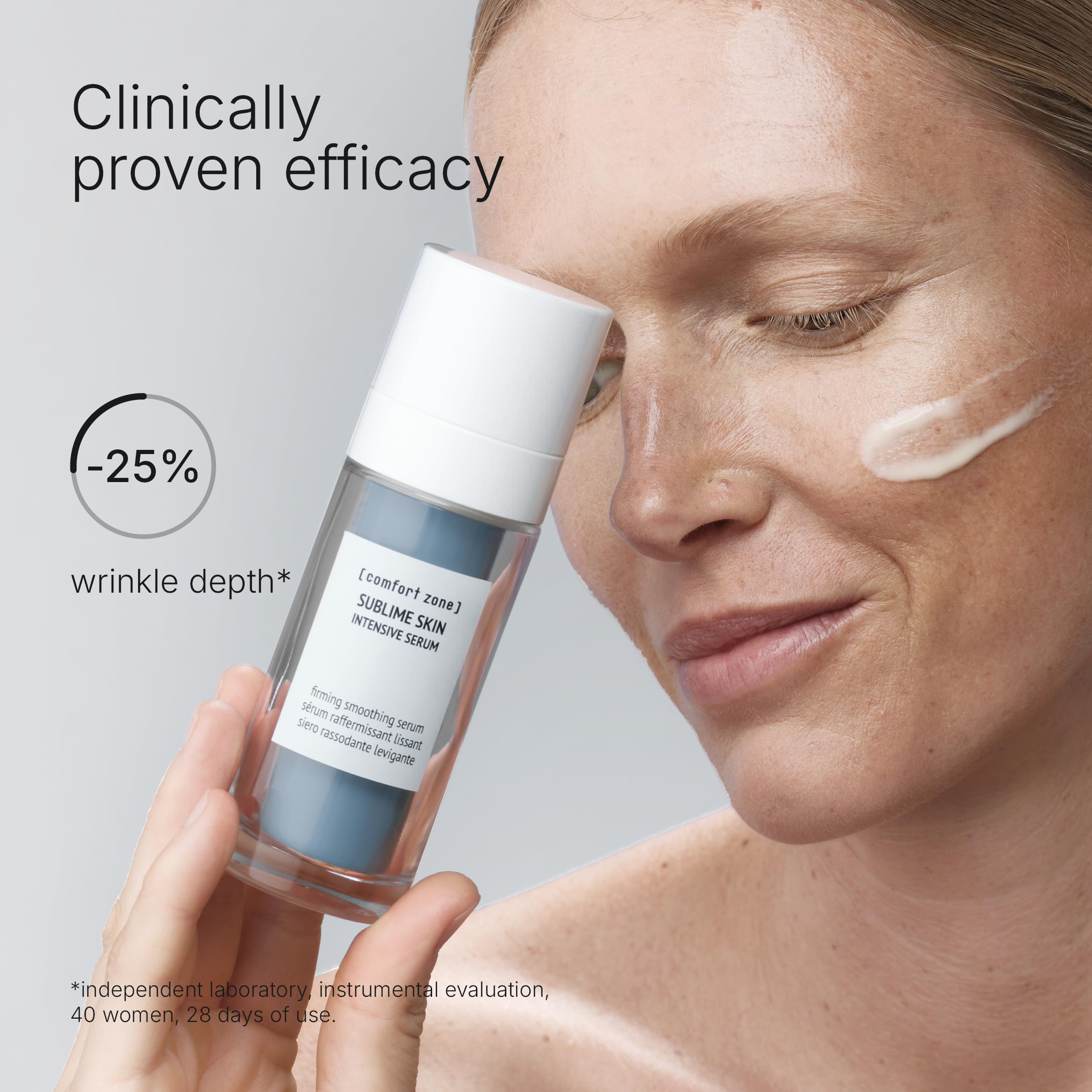 Comfort Zone - Sublime Skin Intensives Gesichtsserum (30 ml), Anti-Aging-Hautpflege gegen Falten, glättende & straffende Formel, vegan, Weiß