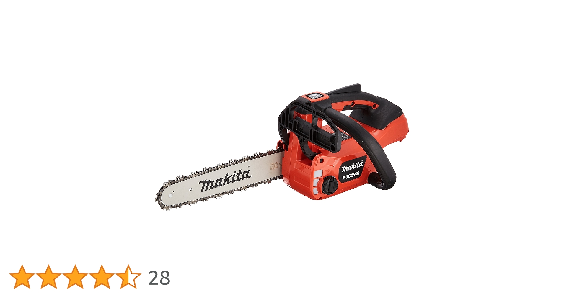 Makita - マキタ 充電式チェンソー ガイドバー250mm 赤 18V バッテリ充電器別売 Amazon | マキタ 充電式チェンソー ガイドバー250mm 赤 18V+18V