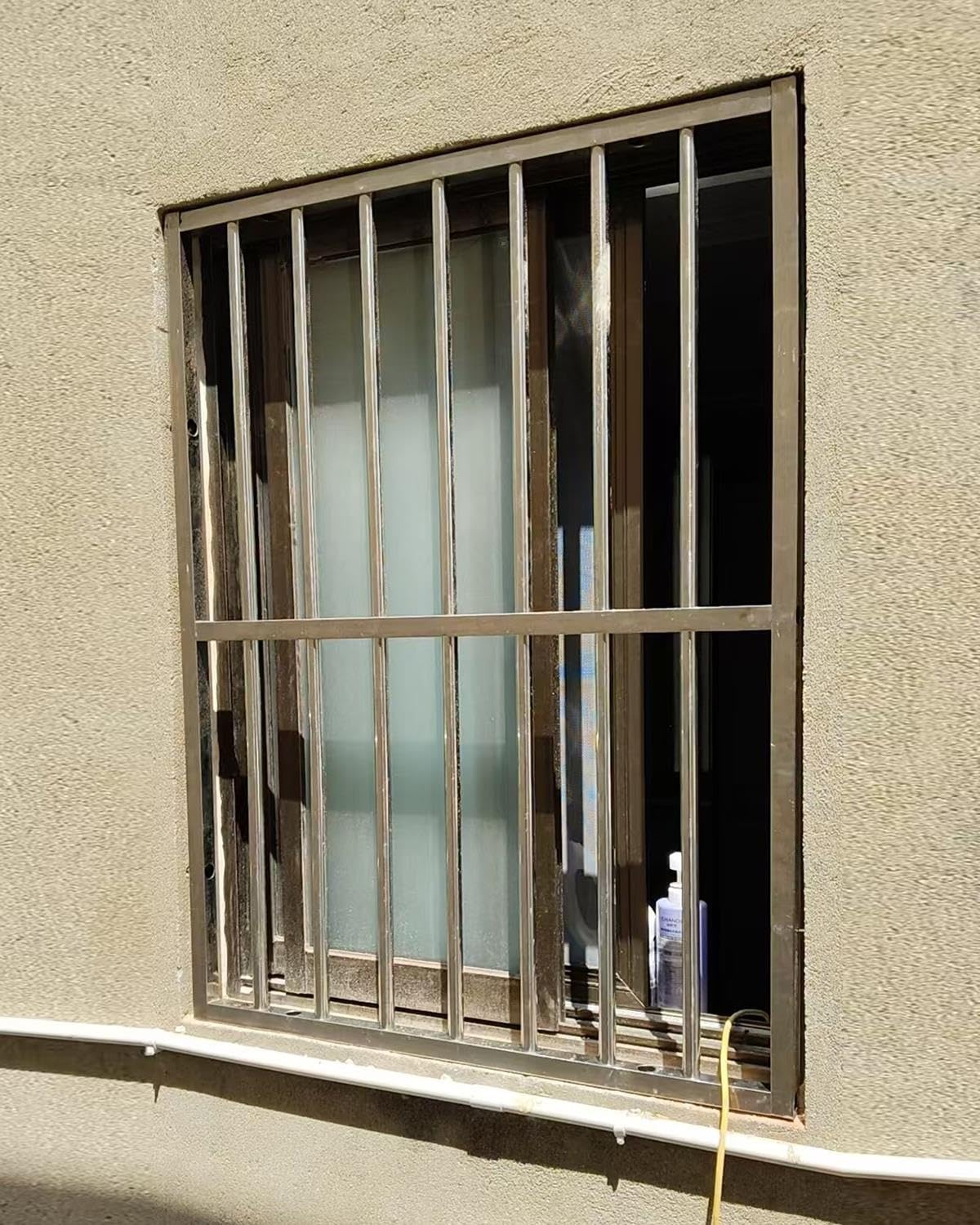 Inferriate per Finestre Inferriata per Finestra Antiruggine, Protezione | Grande Ringhiera per Balcone Residenziale a Forma di Cancello per Animali Domestici, Bambini, Gatti, Cani, Fissaggio a Vite
