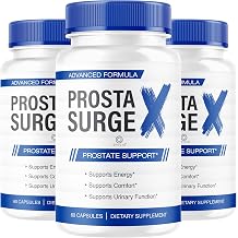 3 Pack Prosta Surge X Capsules - ProstaSurgeX Advanced Formula Premium Support Pills - Maximum Strength, Daily All Natural Vitamins for Overall Health & Wellness Reviews, 180 Capsules for 3 Months