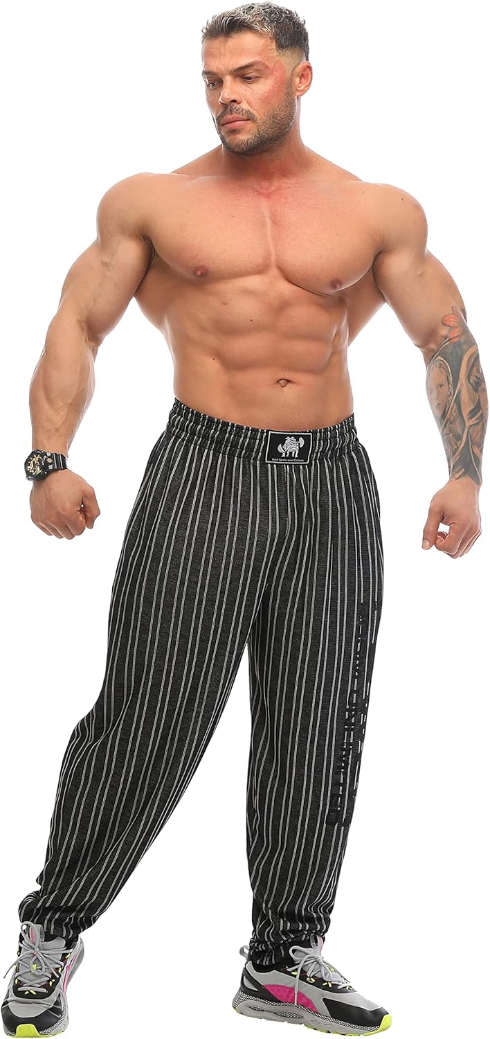 BIG SAM SPORTSWEAR COMPANY Men's Baggy Sweatpants with Pockets, Oldschool Loose Fit Gym Pants - Image 5
