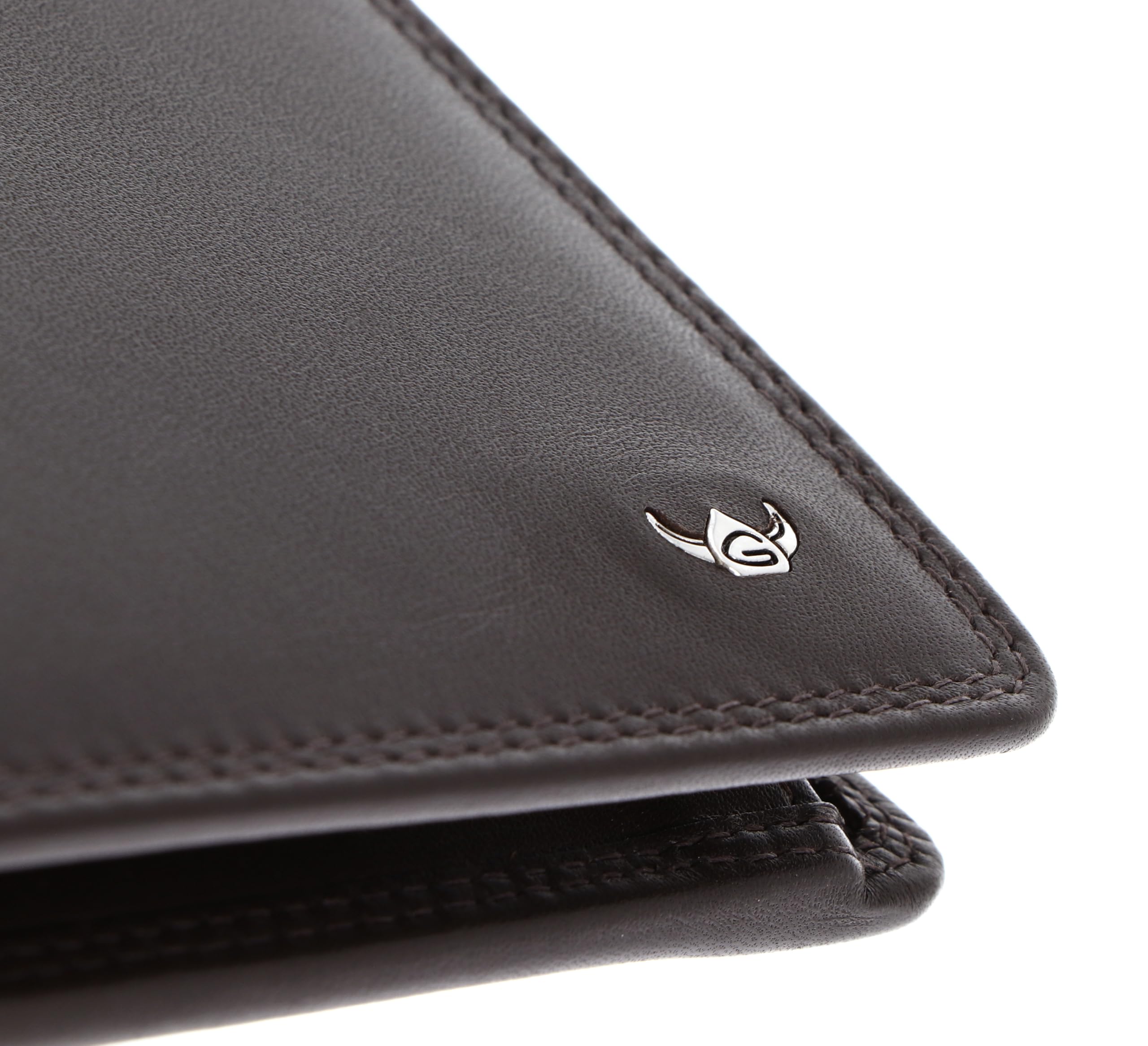 Golden Head Leder Geldbörse Polo RFID Protect Scheintasche 1197 Dunkelbraun