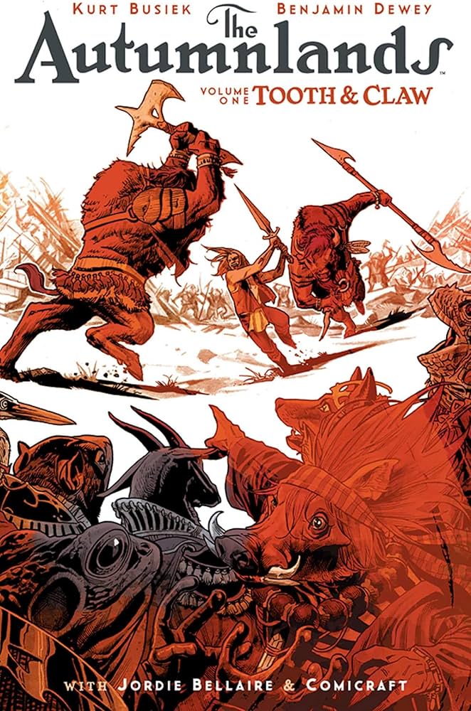 Amazon.com: The Autumnlands, Vol. 1: Tooth and Claw: 9781632152770: Kurt  Busiek, Benjamin Dewey, Jordie Bellaire: Books