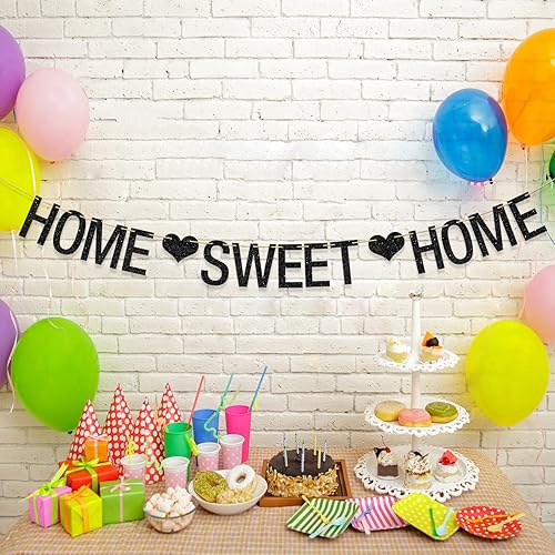 Miniatura 4 de Cartel de bienvenida para fiesta de bienvenida al hogar, cartel de accesorios para cabina de fotos para fiesta familiar, decoración de inauguración