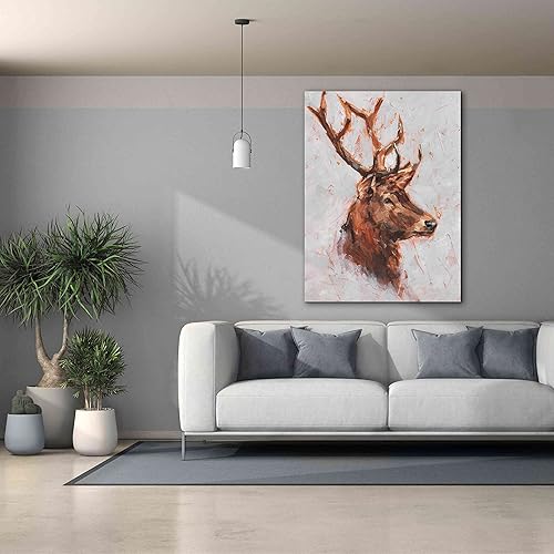 Miniatura 8 de Epic Graffiti 'Stag Study II' de Ethan Harper, lienzo para pared, 40 x 54 pulgadas