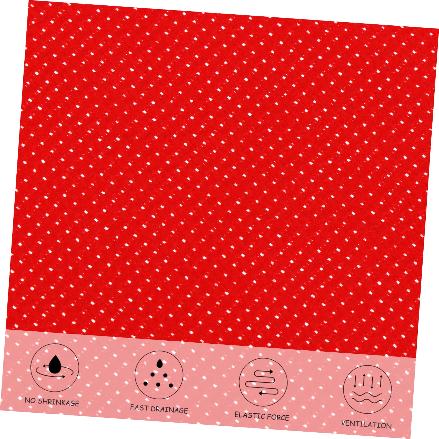 Hohopeti DIY Cross-Stitch Fabric 20pcs Cloth for Cross Stitch Embroidery Cloth Grid for Needlework