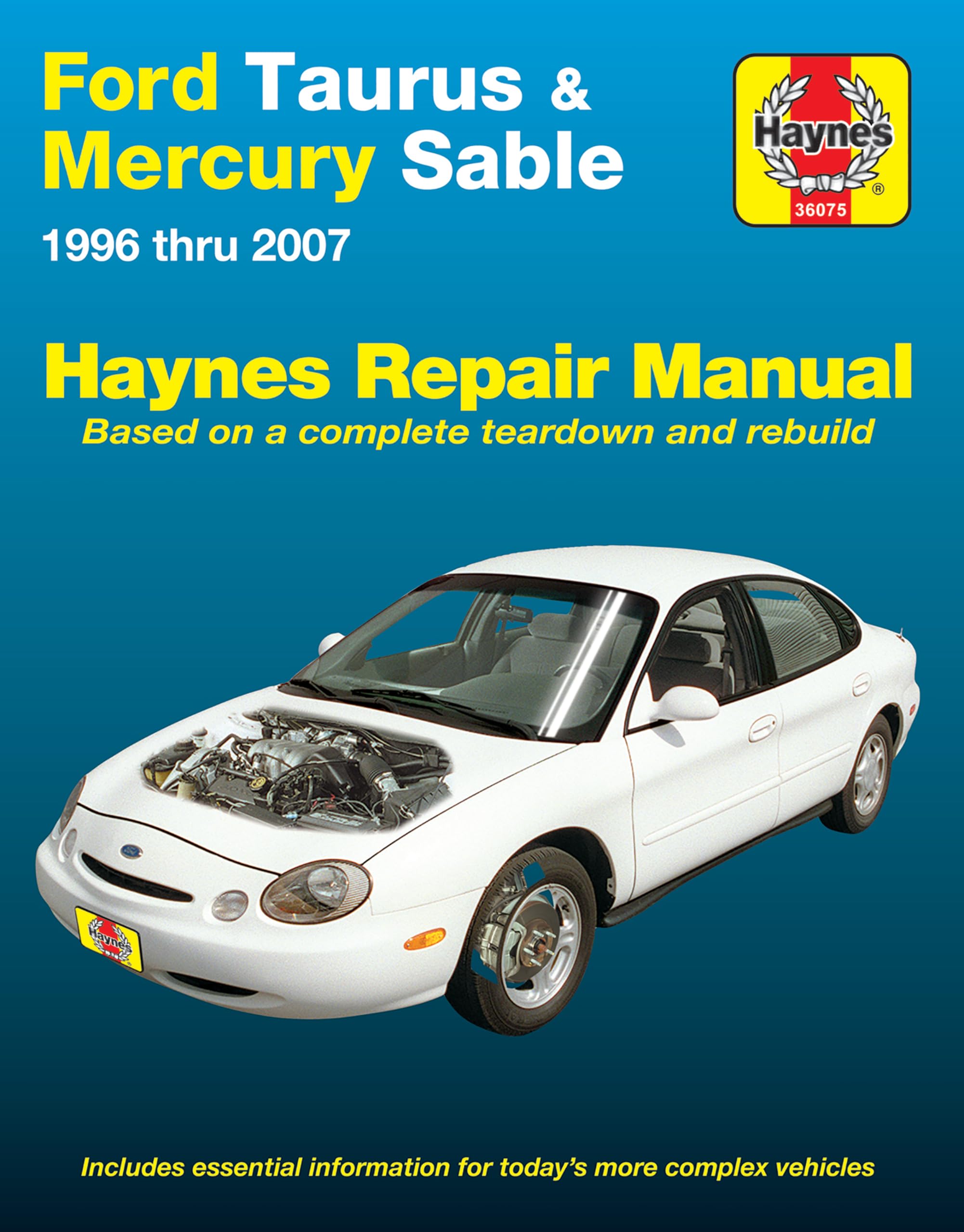Haynes Ford Taurus & Mercury Sable 1996 Thru 2007 Automotive Repair Manual