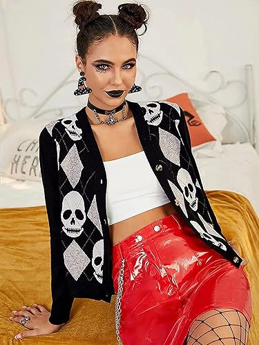 Miniatura 3 de Aretes de Halloween para mujer, lindos aretes colgantes con cuentas de fantasma de calabaza, diseño de calavera espeluznante, sombrero de bruja,