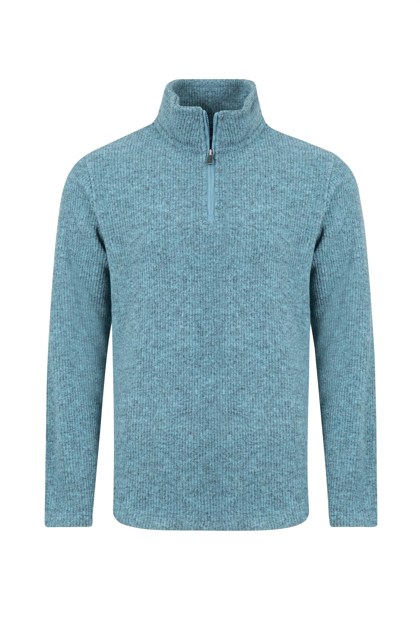 Weird Fish Men's Fleece Jumper 5XL Light Blue