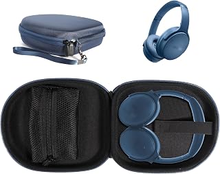 Replacement Case for Bose QuietComfort Bluetooth Headphones with Microphone, QuietComfort 45, 35, 35 II (Blue)- Note: Bose Headphone May Already Includes a case!