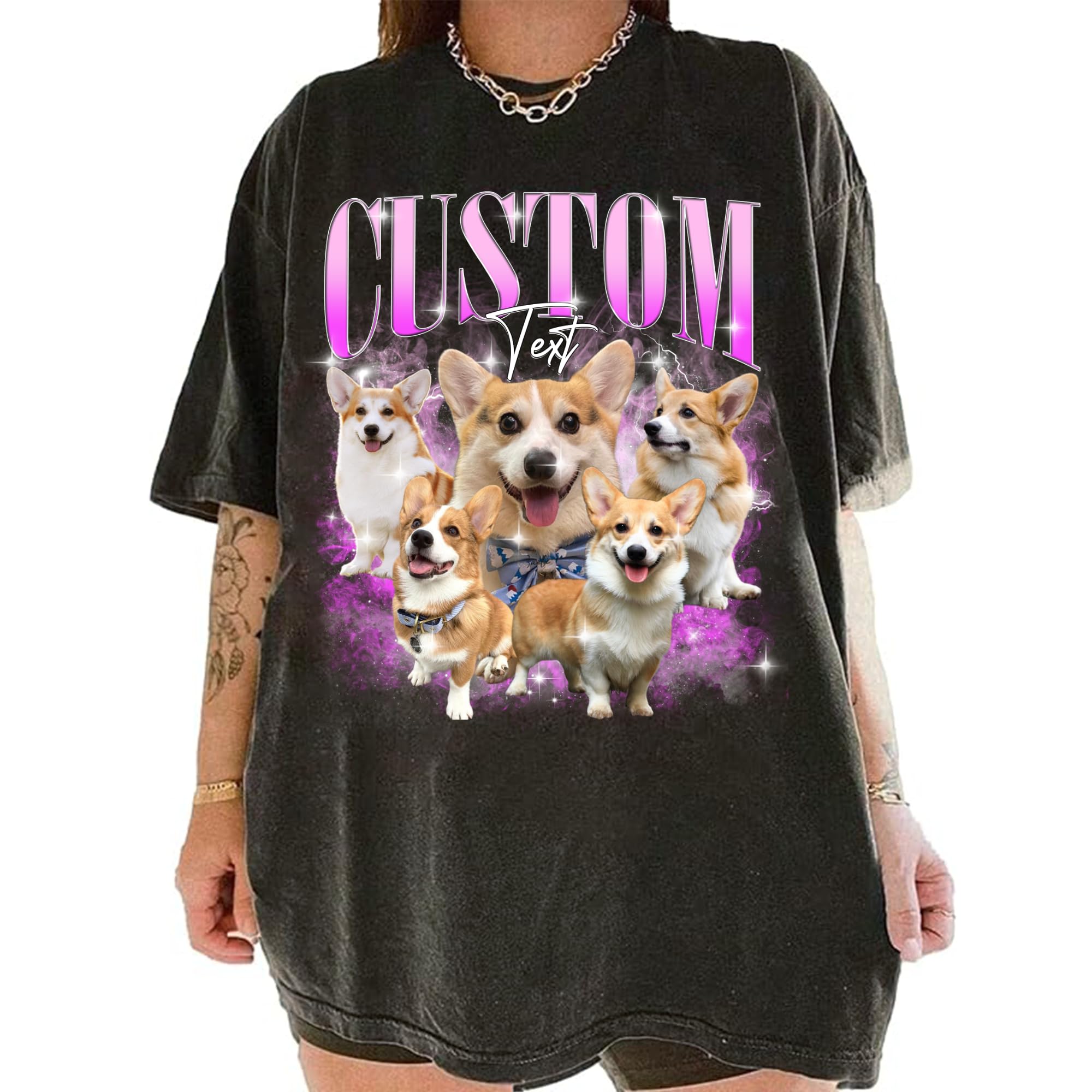 Shirt Embroidered Custom Dog Shirts For Humans Personalized Dog