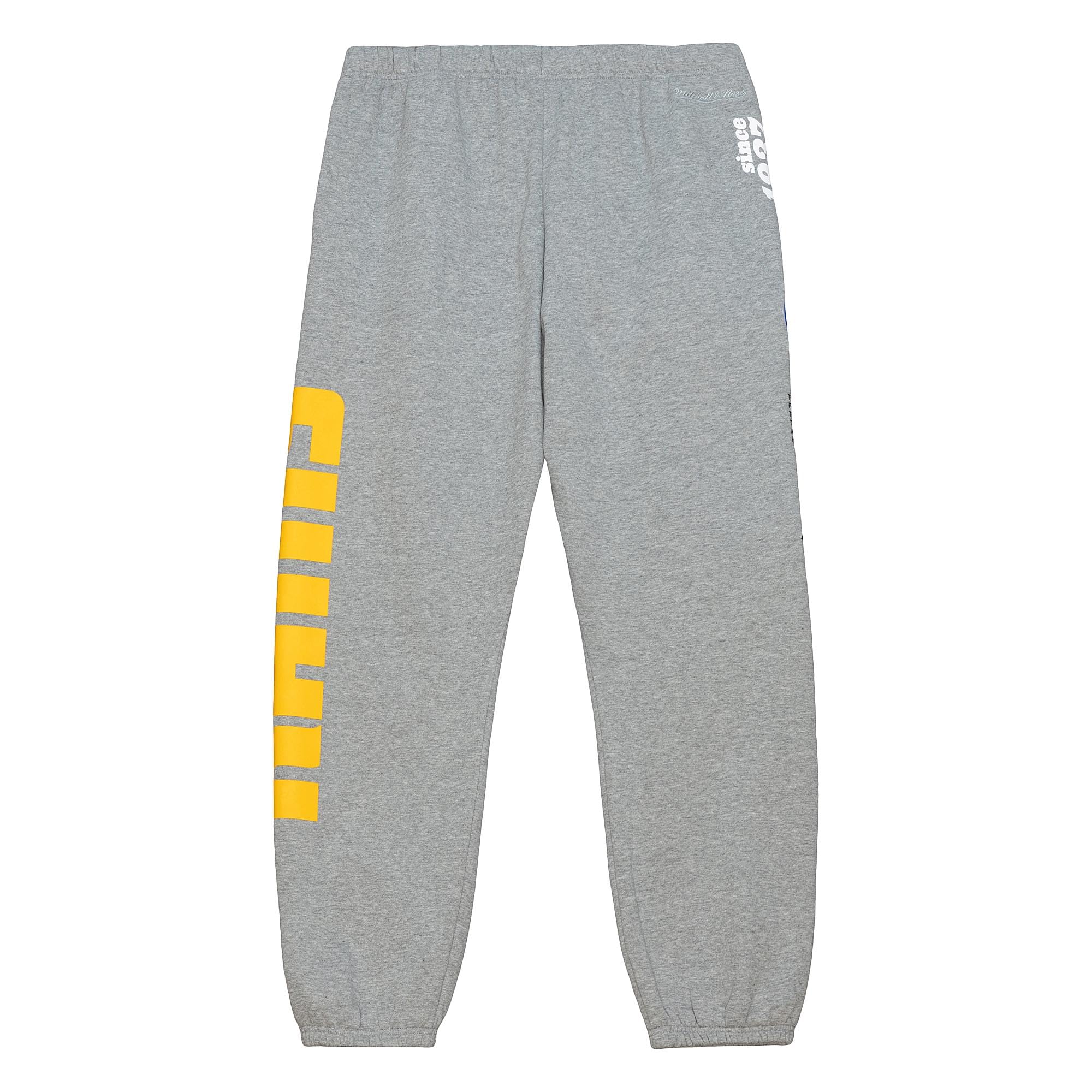 Mitchell & Ness NFL Team Origins Pantaloni da jogging in pile con elastico in vita, con coulisse, applicazioni del team ricamate e gommate, uomini, donne, bambini, unisex, primavera, estate, autunno
