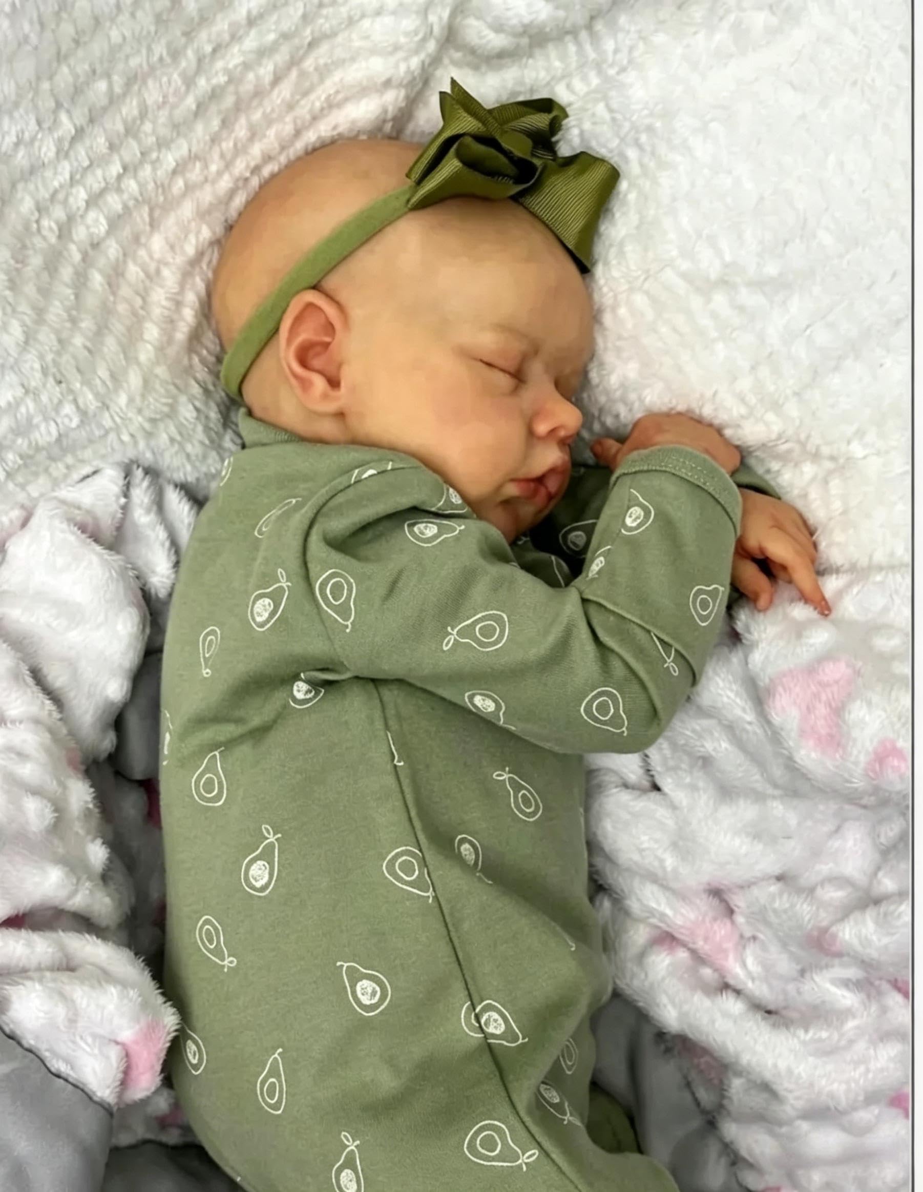 RXDOLL Pełna silikonowa lalka bobas 45 cm Reborn Baby Dolls silikonowe całe ciało anatomicznie poprawna dziewczyna realistyczna lalka bobas prawdziwe życie Reborn lalki z akcesoriami