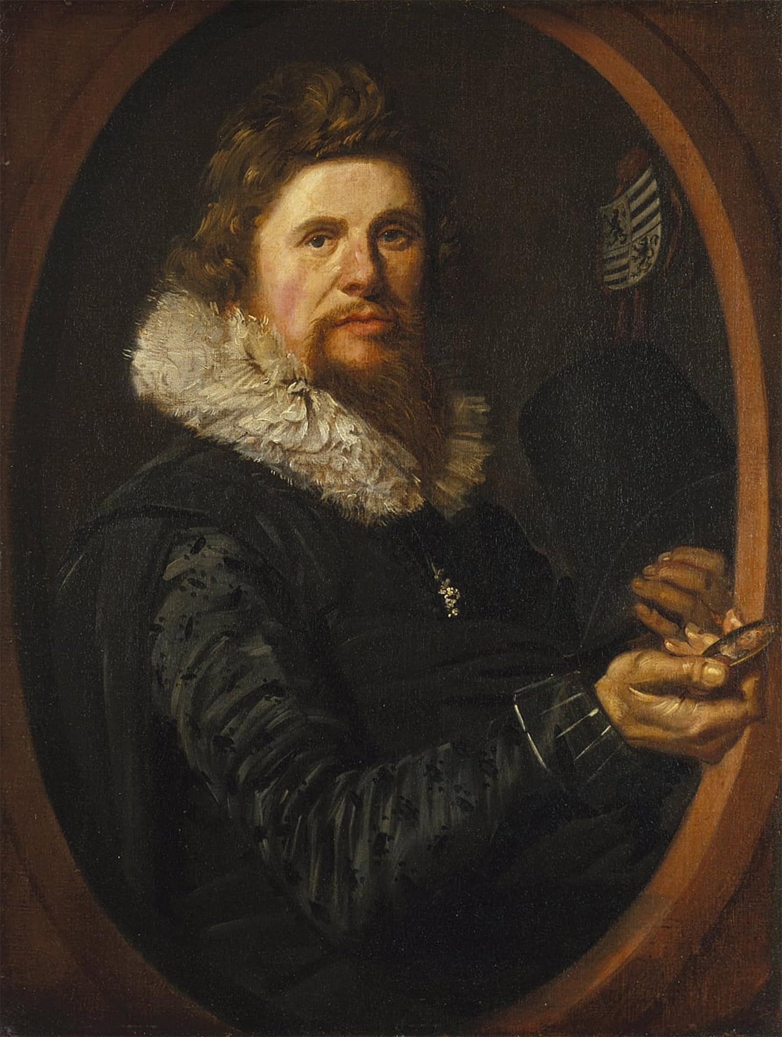 SERENDIPITP Retro Picture Poster Wall Art Pictures Painting Portrait of a Man by Frans Hals Wall Art Canvas Print for Wall Decor 60x90cm