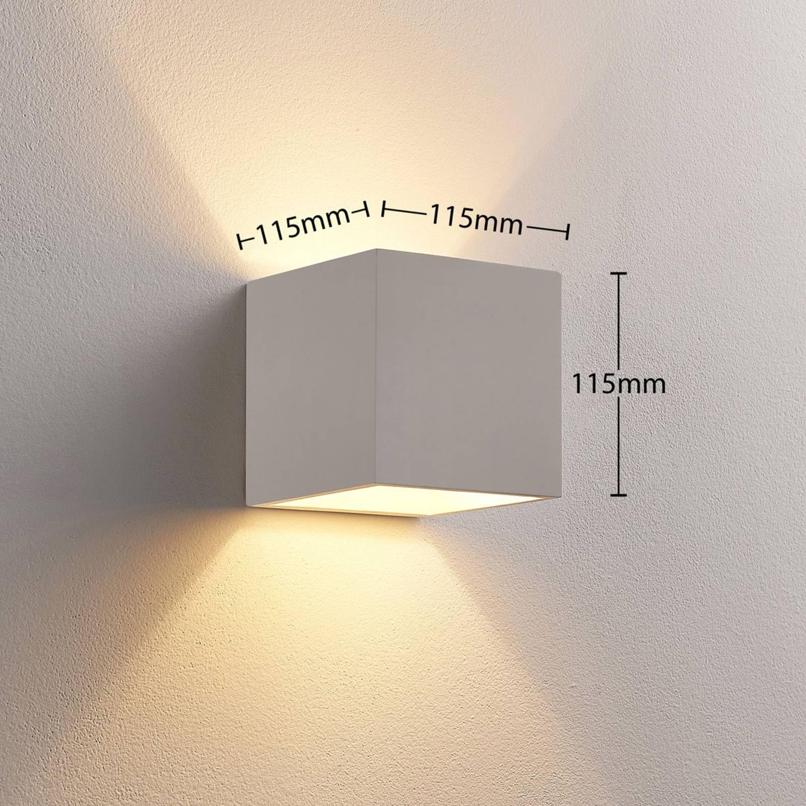 Lindby Applique dimmerabile (Moderno) colore Bianco, in Argilla