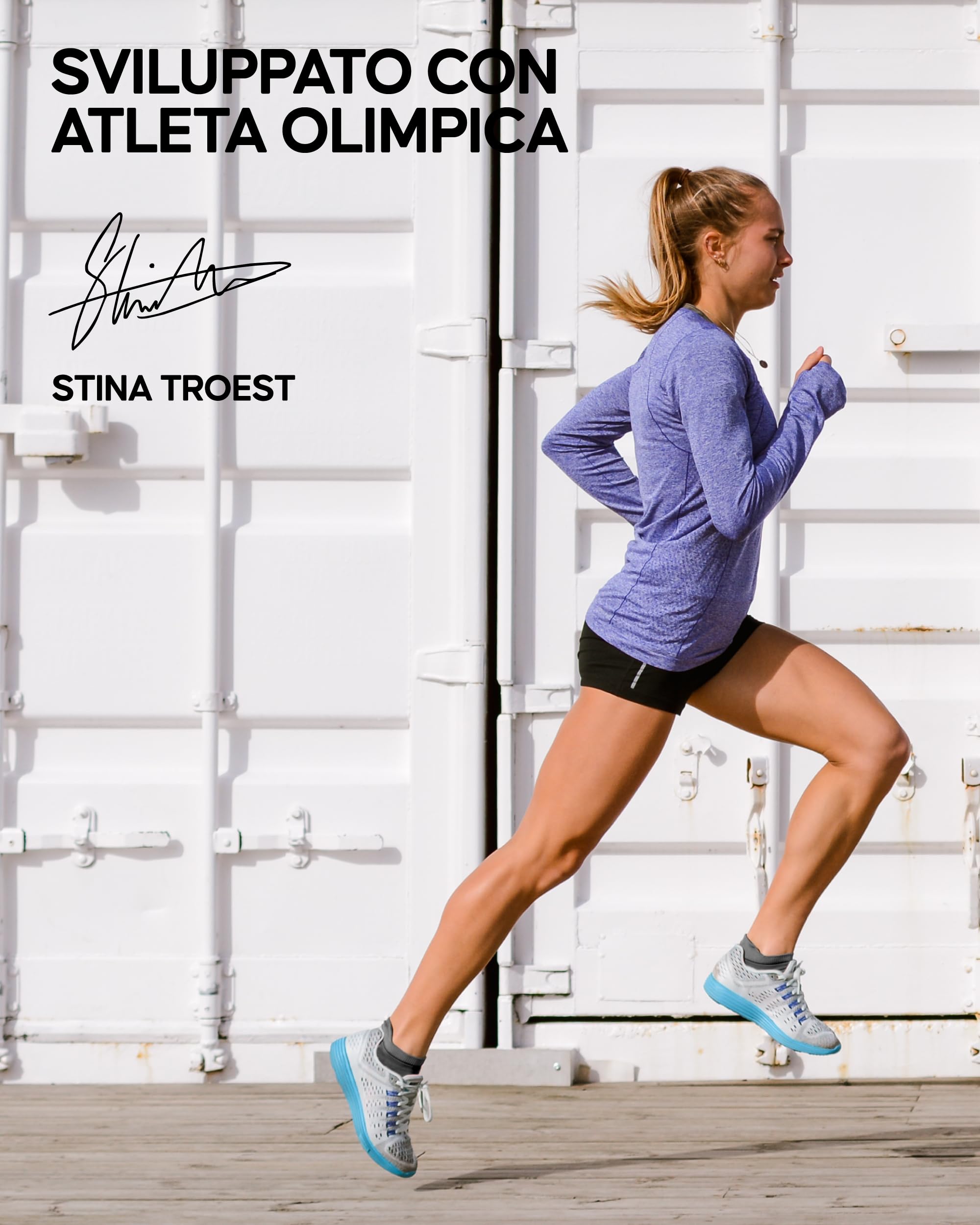 DANISH ENDURANCE Calzini da Running Uomo Donna Corti, Calze da Corsa Anti Vesciche, Tecnici e Sport, 3 o 5 Paia