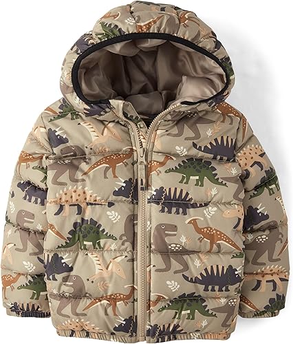 The Children's Place baby-boys And Toddler Boys' Medium Weight Wind-resistant, Water-resistant Puffer Jacket