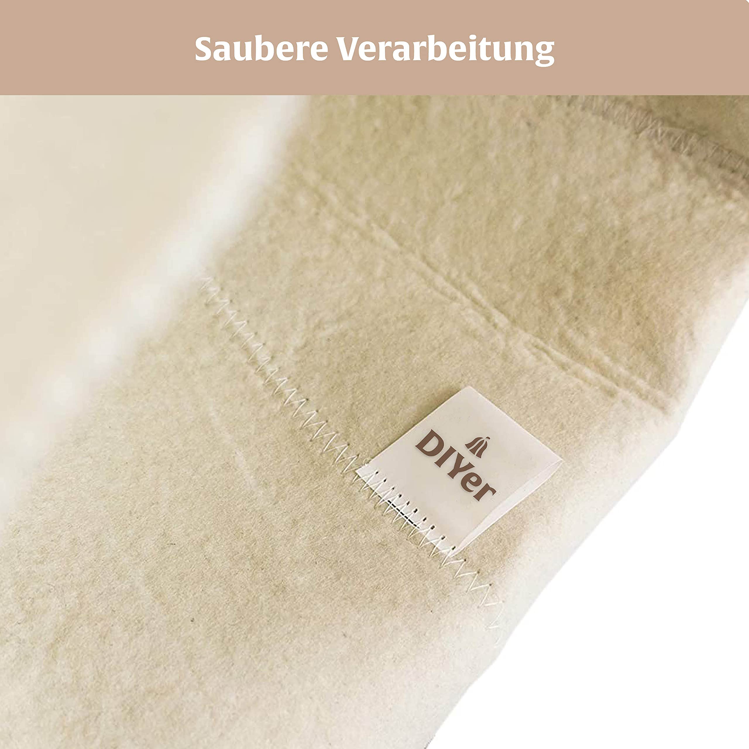 Chapeau de sauna en feutre de laine blanc pour homme et femme