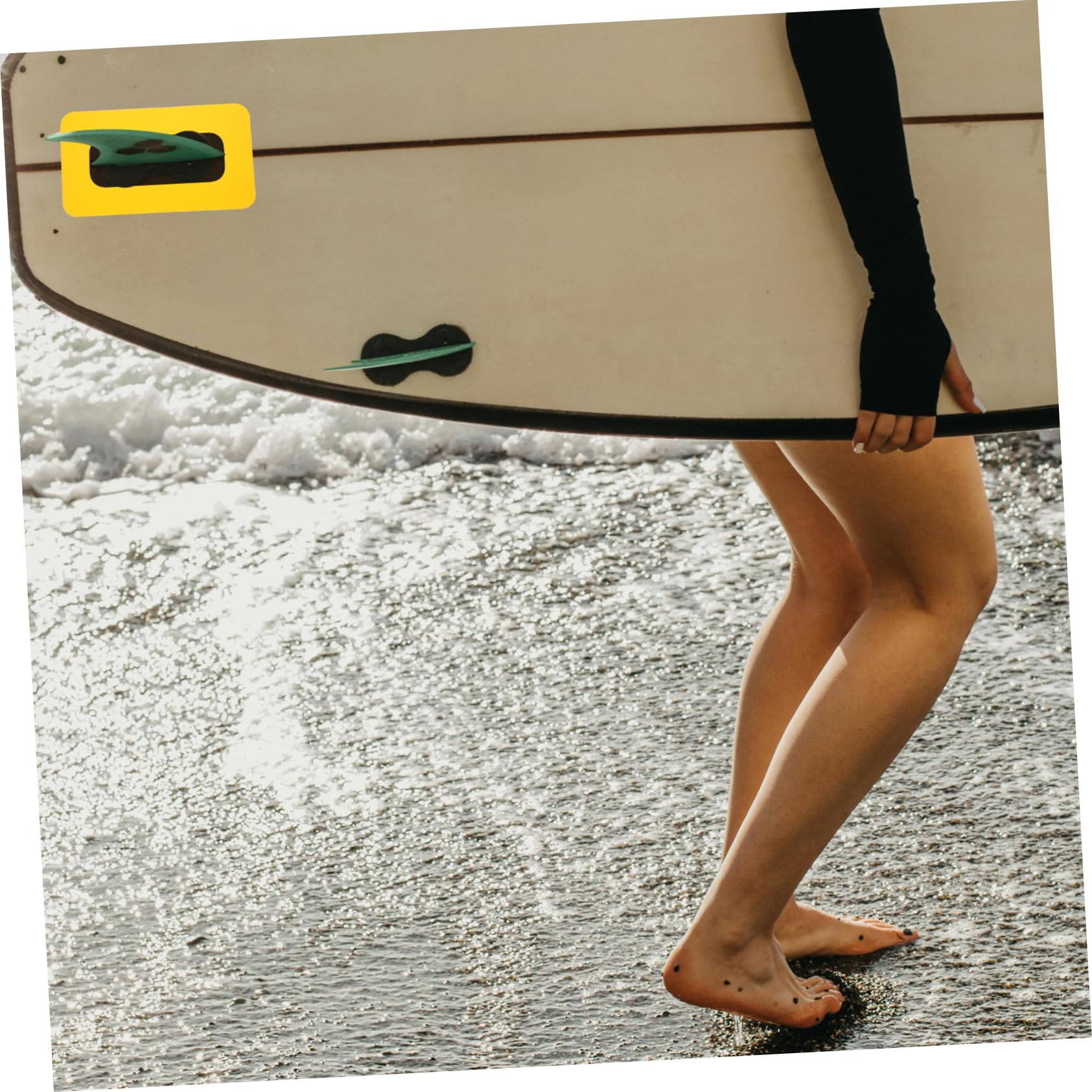 BESPORTBLE Zestaw naprawczy do deski surfingowej PVC Yellow