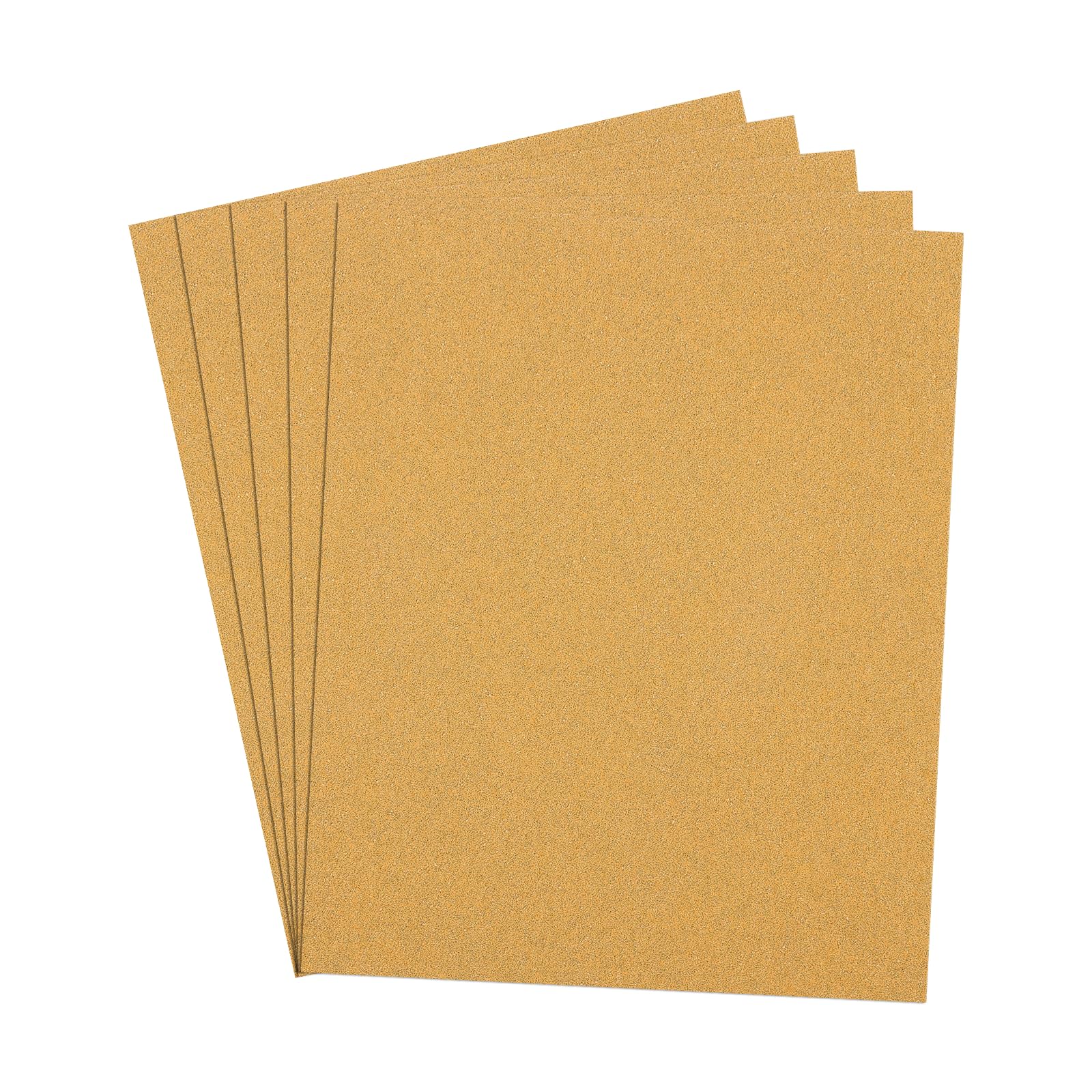 Rebower 5 Pcs 80 Grit Sandpaper 9 x 11 Inch Sand Paper Alumina Black