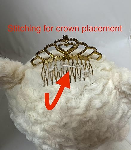 Miniatura 3 de KINNEX COLLECTIONS SINCE 1997 B16632-30 - Oso de peluche de quinceañera de 20 pulgadas con vestido pieza de centro