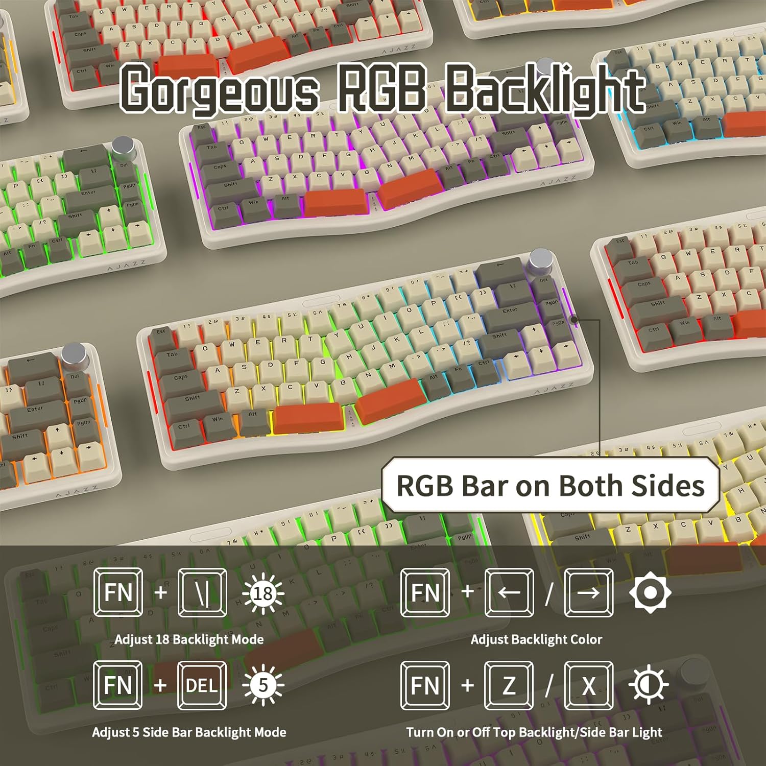 Gorgeous RGB Backlight on Keyboard