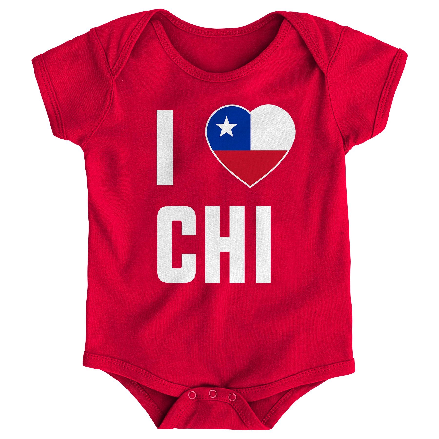 Outerstuff Infants I Heart Short Sleeve Bodysuit Body a maniche corte per neonati i Heart Unisex - Bimbi 0-24