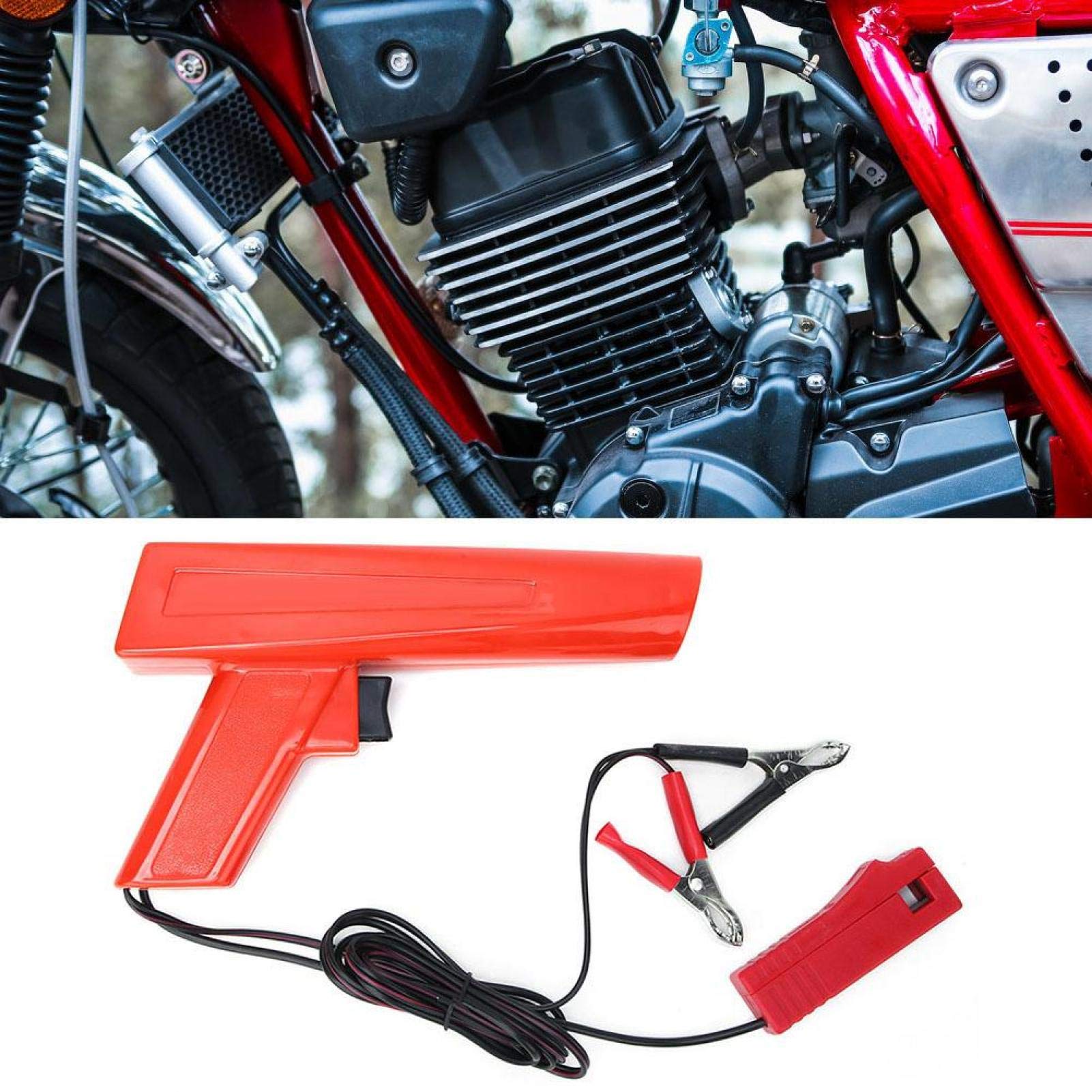 Germerse Pistola per la Messa in Fase dell'accensione, Pistola per la Messa in Fase dell'accensione del Motore della Luce allo Xeno, Auto con Tubo Flash allo Xeno lineare per Tutti i Motori a