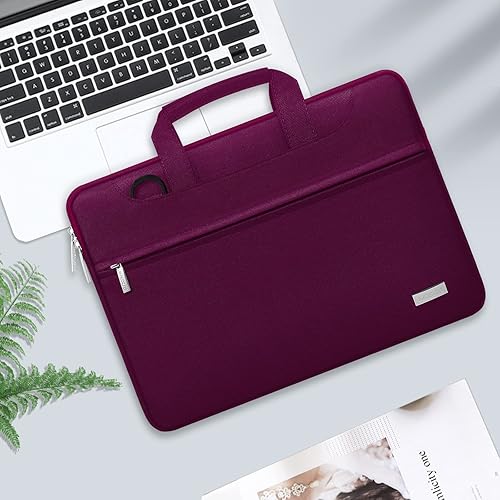 Miniatura 5 de MOSISO Bolsa de hombro para laptop compatible con MacBook AirPro portátil de 13 a 133 pulgadas compatible con MacBook Pro de 14 pulgadas 2021 2022