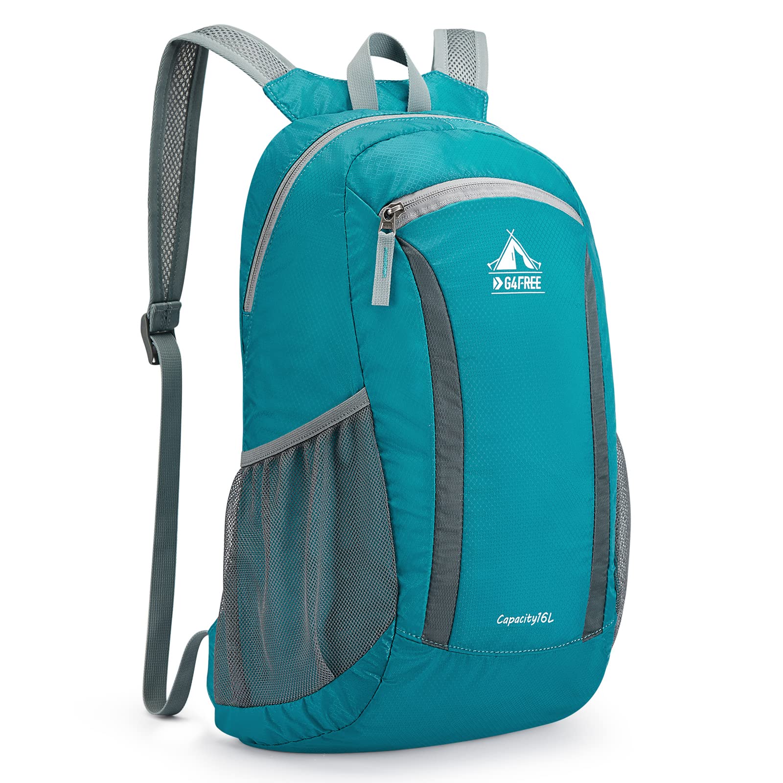 16L Small Hiking Daypack Shoulder Backpack Lightweight Nylon Packable Water-resistant for Travel Camping Outdoor Men Women