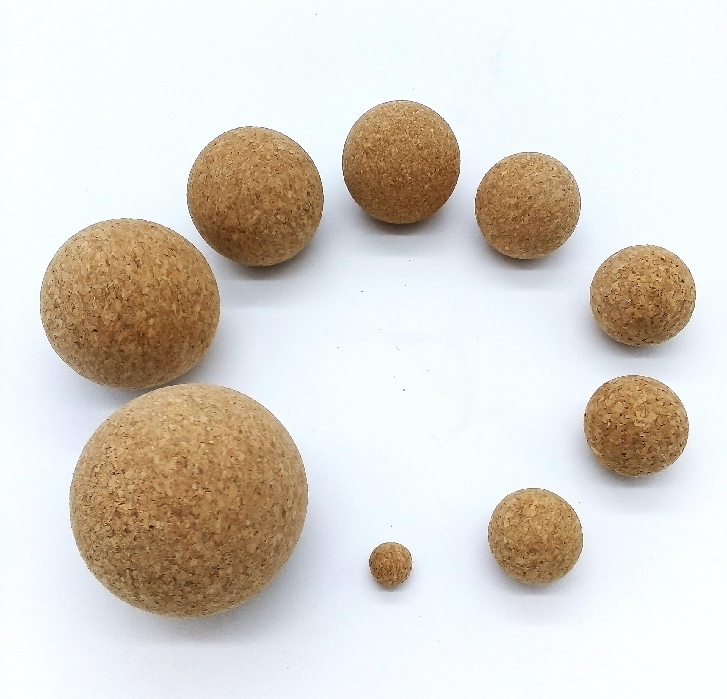 Iberia-Kork WEINKORKEN & SEKTKORKEN 10 Palline Sughero Pressato 20 mm Fai da Te Pesca Nautica