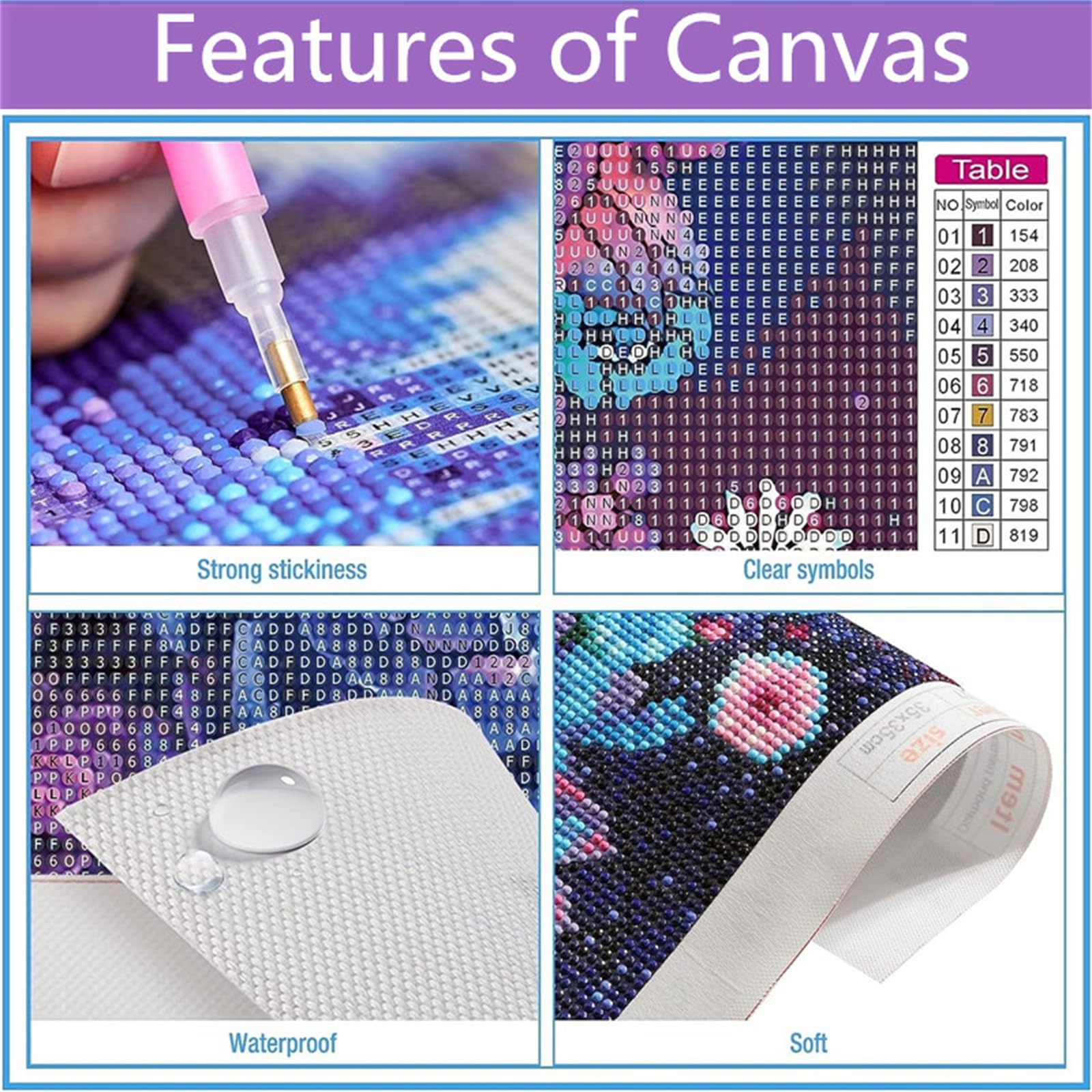 5D Diamant Painting Löwe DIY Kit – 30x90 Cm, Full Drill, Mit Runddiamanten, Für Erwachsene & Kinder