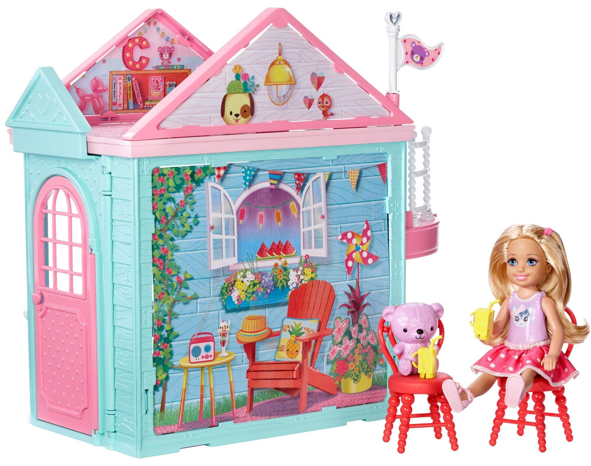 Playset Barbie Chelsea Club House Dollhouse Chelsea Clubhouse
