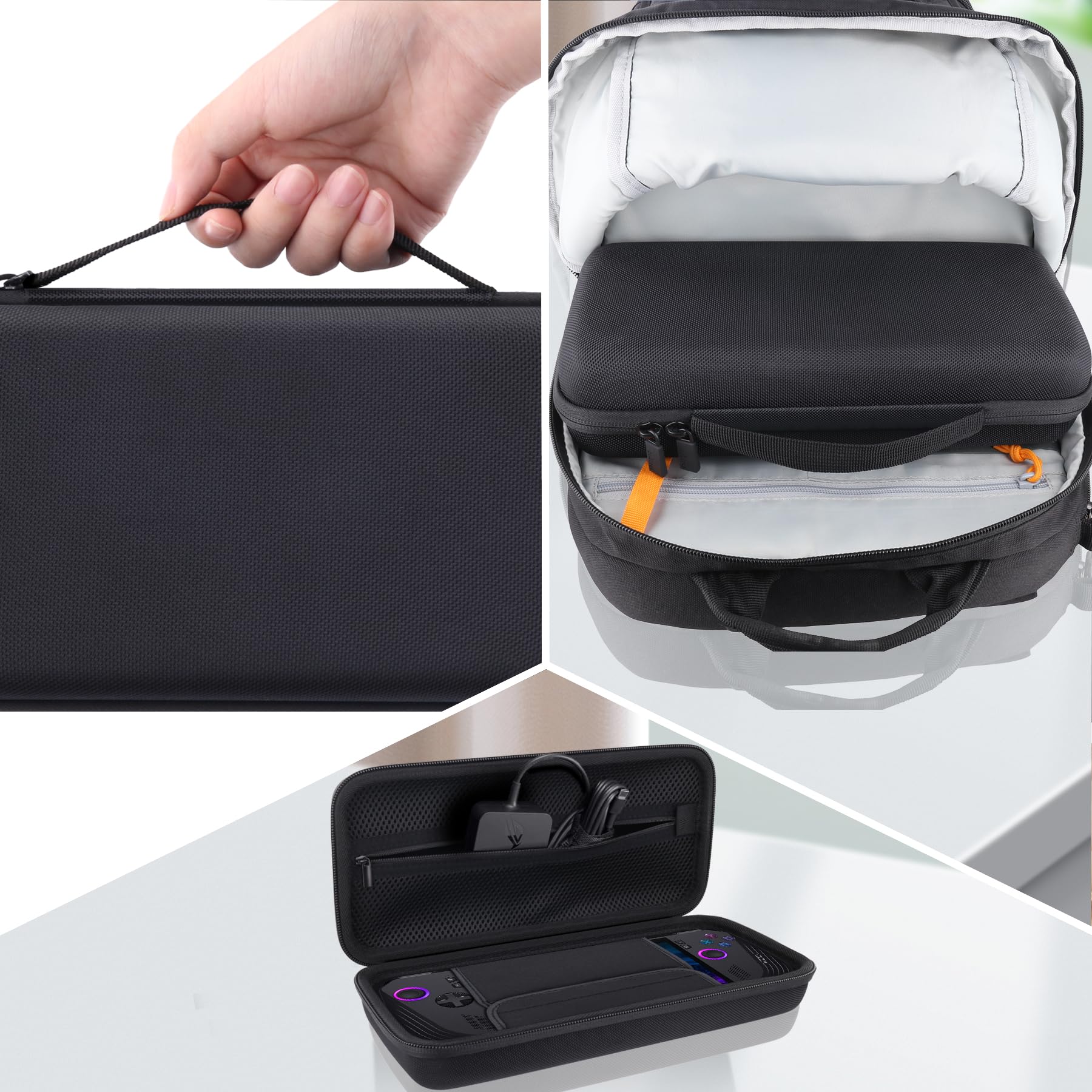 co2CREA Custodia da viaggio per ASUS ROG Ally/ASUS ROG Ally X 2024 Console portatile da gioco